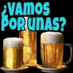 ¿quieres cerveza?