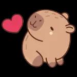                              ✨💖 Capibara Amor 🪄🥰TOP STICKERS