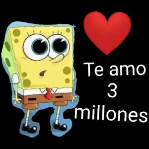 Te amo 3 millones  - getsticker.com