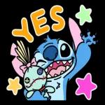 Stitch (Happy Respect Text)