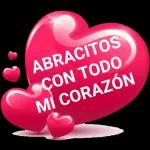Abracitos con todo mi corazón 