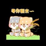 ♡療癒柴犬♡ 諧音梗貼圖