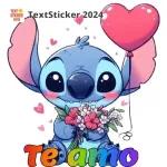 TextSticker 2024 Te amo