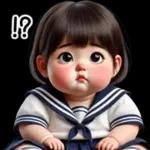 cute kindergarten girl v.3