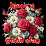 Beautiful flowers stickers