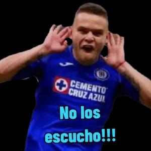 39 CEMENTO CRUZ AZUI No los escucho:88  - getsticker.com