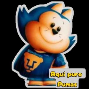 Aquí puro Pumas - getsticker.com