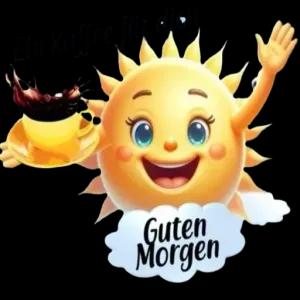 Ein Kaffee für dich! Guten Morgen - getsticker.com