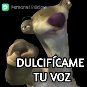 DULCÍFICAME TU VOZ - getsticker.com