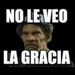 NO LE VEO  LA GRACIA - getsticker.com