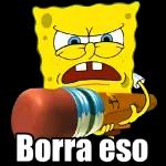 Bob esponja.