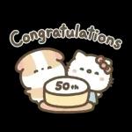 Hello Kitty 50週年 x 天竺鼠布丁 溫暖日常