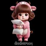 สาวน้อยน่ารัก - ชุดวัว 2