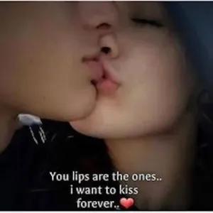 You lips are the ones i want to kiss forever. - getsticker.com