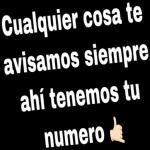 Cualquier cosa te avisamos siempre ahí tenemos tu numero
