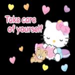 Hello Kitty Pop-Up Greeting Stickers