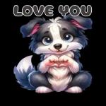 Cute little tiger sticker