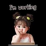 Chubby Funny face girl