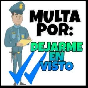 MULTA POR: DEJARME EN VISTO - getsticker.com