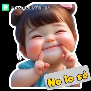 No lo sé - getsticker.com