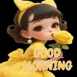 Cute little girl stickers