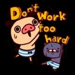 PANPAKA PANTS: Cute Marine Blue