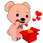 Recibes un regalo de amor: