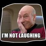 I'M NOT LAUGHING 