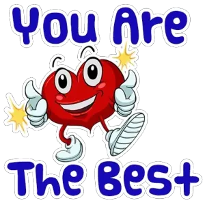 You Are The Best - getsticker.com