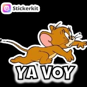YA VOY - getsticker.com