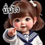 cute kindergarten girl v.3