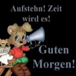 Aufstehn! Der Kaffee ist fertig  ✅ 