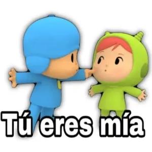 Tú eres mía - getsticker.com
