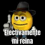 Efectivamente mi reina