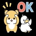 小狐狸與鴨子 全螢幕貼圖