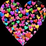 BOEIE MORE! Hierdie ou hartjie van my loop oor van liefde, nou wil ek dit nie mors nie, wil dit liewers uitdeel, daarom stuur ek vir jou daarvan. Deel dit vinnig uit hoor want dit vermenigvuldig ongelooflik baie. Jy moet gou maak... deel uit, deel uit! hart! Mooi daggie met liefde opreg uit my