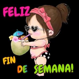 FELIZ FIN DE SEMANA! - getsticker.com