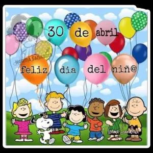 30 de abril feliz dia del niñ@ - getsticker.com