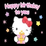 Hello Kitty Pop-Up Greeting Stickers