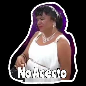 No Acepto - getsticker.com