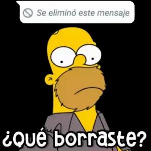 Se eliminó este mensaje ¿Qué borraste? - getsticker.com