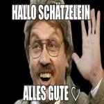 GutenMorgen!Hab' dir ein paarZeilen geschrieben,und das Vöglein wird nunschnell zu dir fliegen.HDL