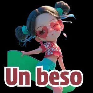 Un beso - getsticker.com