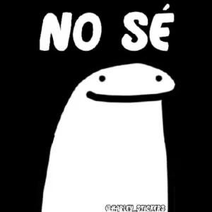 NO SÉ - getsticker.com