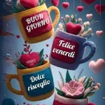 BUON GIORNO Felice venerdi Dolce risveglio