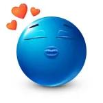 blue emojiss