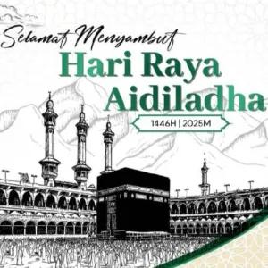 Selamat Menyambut Hari Raya Aidiladha 1446H | 2025M - getsticker.com