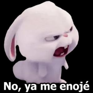 No, ya me enojé - getsticker.com