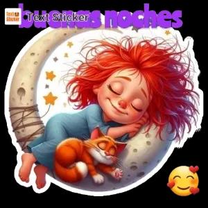 Buenas noches - getsticker.com