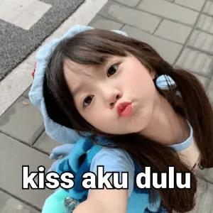 kiss aku dulu - getsticker.com